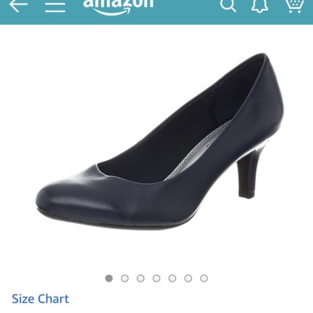 Dark navy small heels